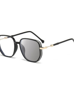 Fashionable Fine Glitter Frame Color Changing Blue Light Blocking Reading Glasses