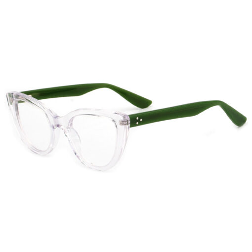 FASHION CAT-EYE RIVET GLASSES