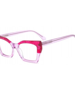WOMEN'S FASHIONABLE PATTERNED COLORBLOCK GLASSES