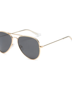 RETRO METAL LARGE FRAME POLARIZED SUNGLASSES