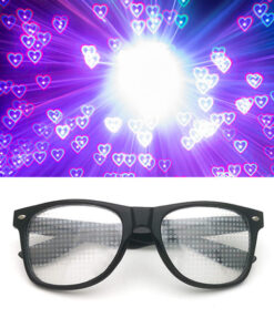 FASHIONABLE RICE NAIL DIFFRACTION HEART SPECIAL EFFECT GLASSES