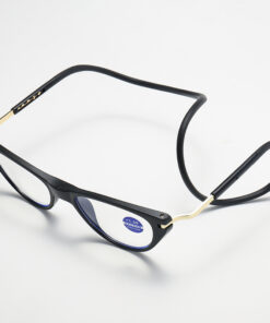 CAT-EYE HALTER NECK SILICONE SOFT CORD ANTI-BLUE LIGHT READING GLASSES
