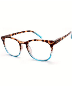 WOMEN'S FASHION LARGE FRAME LEOPARD PRINT ANTI-BLUE LIGHT READING GLASSES